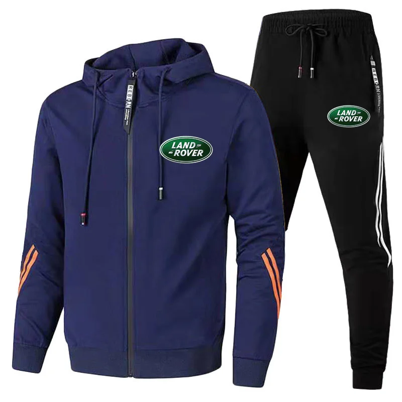 Men's Sports Suit Land Rover Hoodie Suit Spring and Autumn Zip Hoodie+trousers Two-piece Fitness Running Suit Casual Clothing
Men's Sports Suit Land Rover Hoodie Suit Spring and Autumn Zip Hoodie+trousers Two-piece Fitness Running Suit Casual Clothing