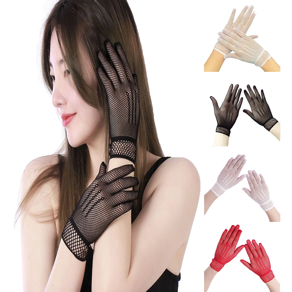 4PCS=2pairs Black White Red Beige Lace Women Gloves Summer Mesh Fishing Bride Dress Glove Sexy Female Wedding Full Finger Mitten
4PCS=2pairs Black White Red Beige Lace Women Gloves Summer Mesh Fishing Bride Dress Glove Sexy Female Wedding Full Finger Mitten
