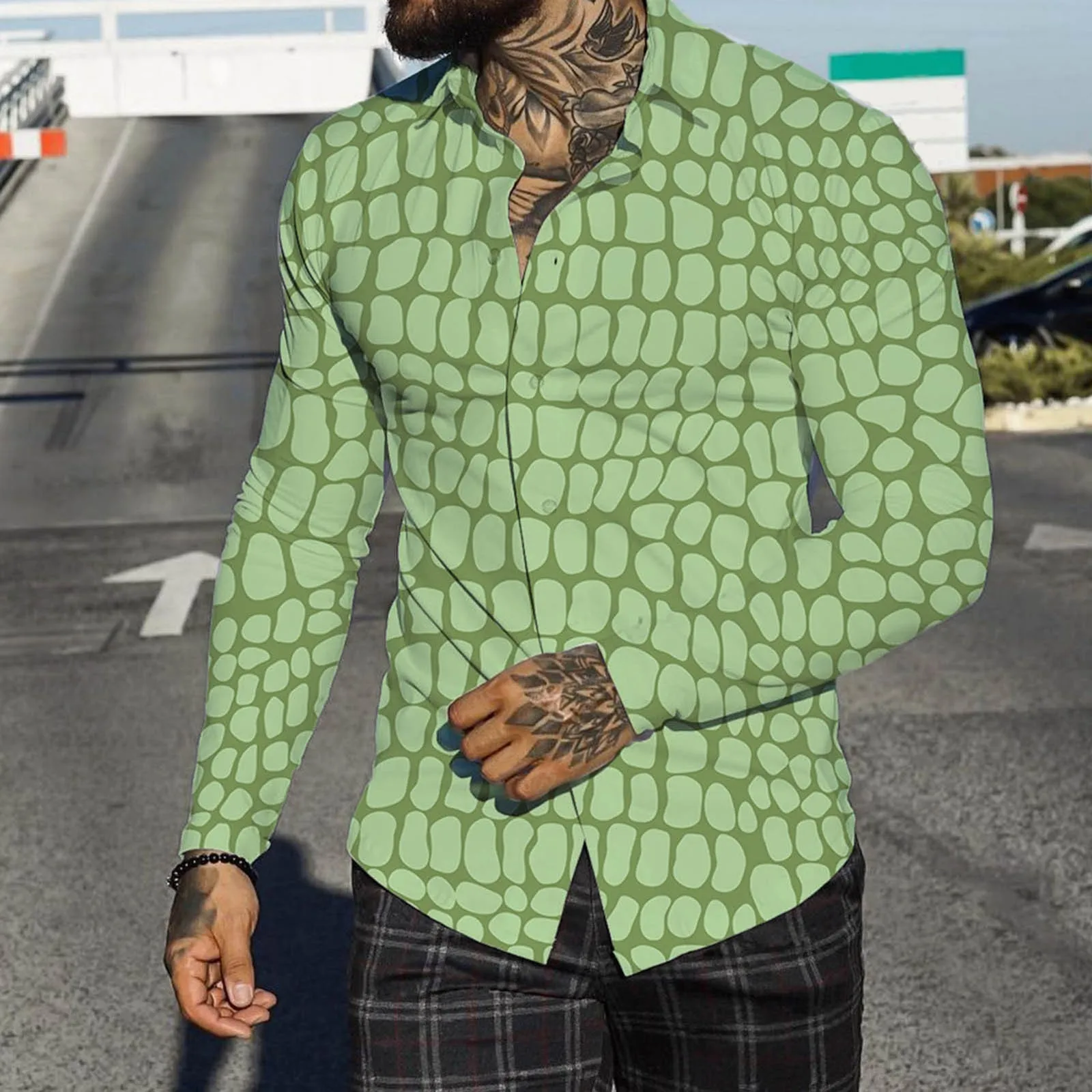 Mens Long Sleeve T Shirts Men Autumn Winter Single Breasted Casual Lapel Full Print Beach Long Sleeve Black Casual Short
Mens Long Sleeve T Shirts Men Autumn Winter Single Breasted Casual Lapel Full Print Beach Long Sleeve Black Casual Short