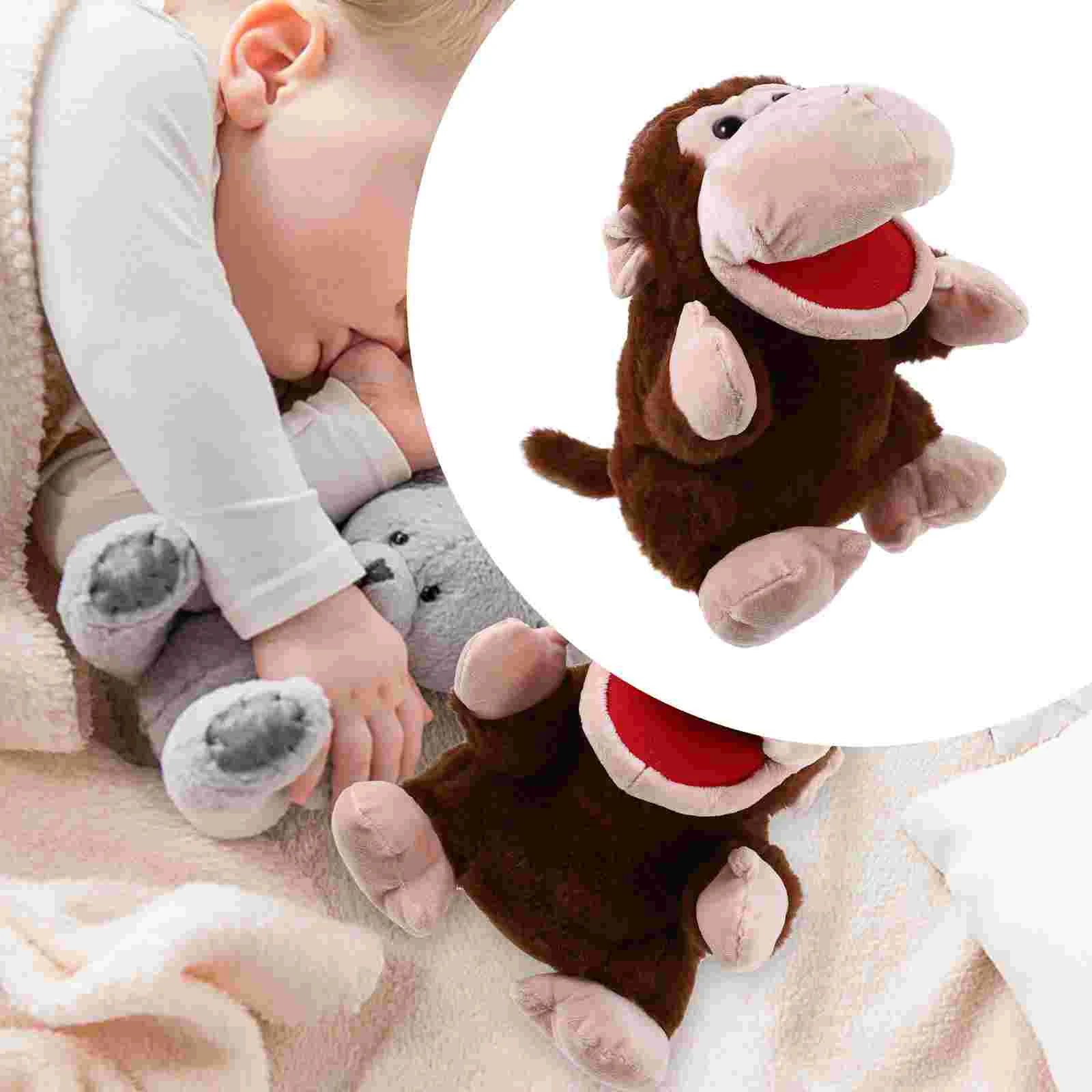 Hand Puppet Soft Monkey Plush Toy with Movable Mouth Interactive Storytelling Hand Puppet
Hand Puppet Soft Monkey Plush Toy with Movable Mouth Interactive Storytelling Hand Puppet