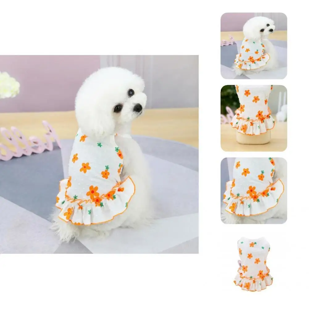 Stylish Pet Dress Good Ductility Protect Skin Vest Type Comfy Dog Clothes Puppy Dress Dog Dress
Stylish Pet Dress Good Ductility Protect Skin Vest Type Comfy Dog Clothes Puppy Dress Dog Dress