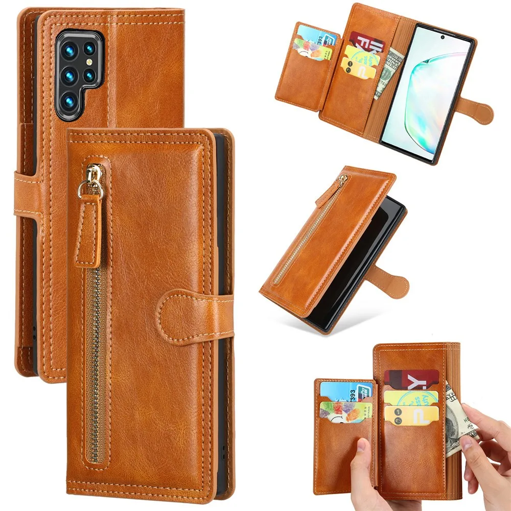 Samsung S22 Ultra Case Leather Zipper Flip Wallet Case For Samsung Galaxy S22 Ultra Cover For Samsung S22 Ultra S22Plus S22+
Samsung S22 Ultra Case Leather Zipper Flip Wallet Case For Samsung Galaxy S22 Ultra Cover For Samsung S22 Ultra S22Plus S22+