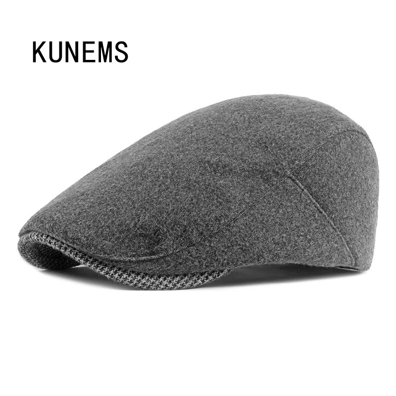 KUNEMS Winter Fashion Newsboy Hats for Man Retro Berets Mens Cap Boina Casual Solid Flat Caps Woolen Dad Hat Gorras Hombre
KUNEMS Winter Fashion Newsboy Hats for Man Retro Berets Mens Cap Boina Casual Solid Flat Caps Woolen Dad Hat Gorras Hombre