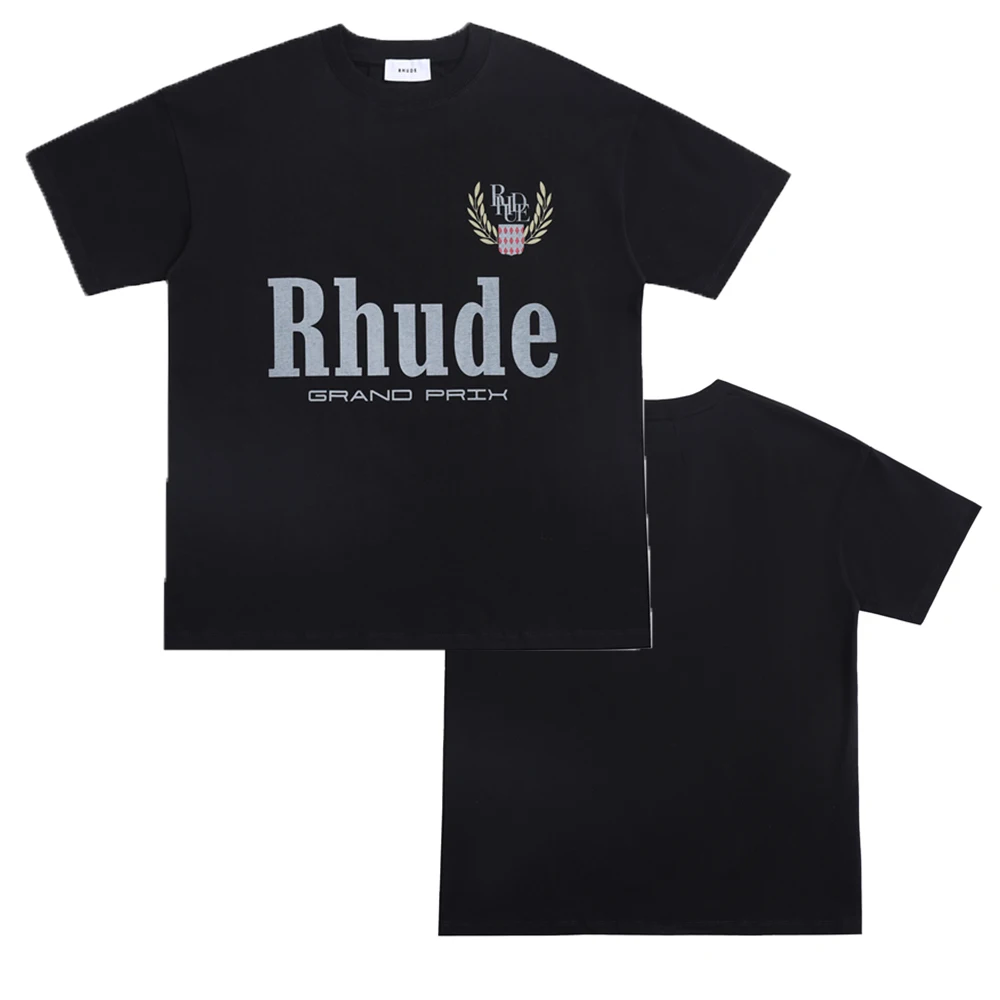 Frog drift New fashion Summer Ovesize Rhude GRAND PRIX Cotton Hip Hop short sleeve tee tops tshirt men women
Frog drift New fashion Summer Ovesize Rhude GRAND PRIX Cotton Hip Hop short sleeve tee tops tshirt men women