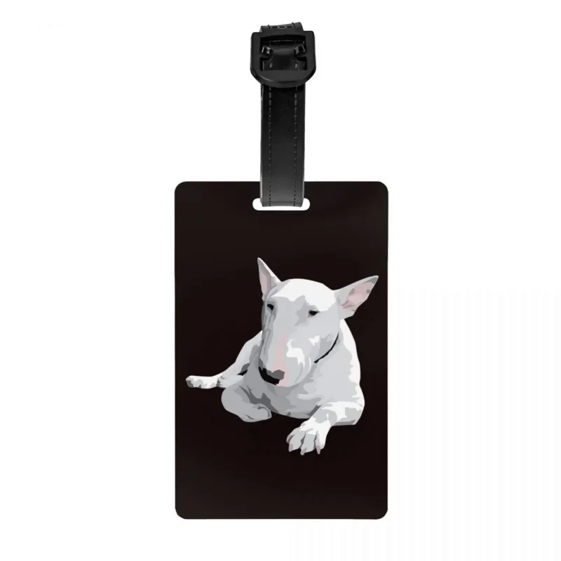 Custom English Bull Terrier Dog Luggage Tag Privacy Protection Animal Pet Baggage Tags Travel Bag Labels Suitcase
Custom English Bull Terrier Dog Luggage Tag Privacy Protection Animal Pet Baggage Tags Travel Bag Labels Suitcase
