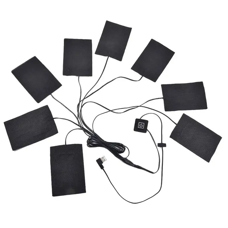 Комплект нагревательных подушек 8 в 1, USB-грелка для шеи, переносная грелка из углеродного волокна для живота, судоров шеи и спины
Комплект нагревательных подушек 8 в 1, USB-грелка для шеи, переносная грелка из углеродного волокна для живота, судоров шеи и спины