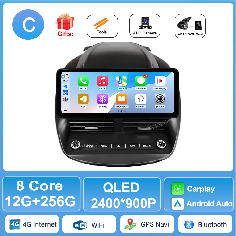 QLED экран Android 14 для Ford Kuga C-max Escape 2013 2014-2018 Мультимедийный стереоплеер Navi GPS Carplay Автомобильный радиоприемник
QLED экран Android 14 для Ford Kuga C-max Escape 2013 2014-2018 Мультимедийный стереоплеер Navi GPS Carplay Автомобильный радиоприемник