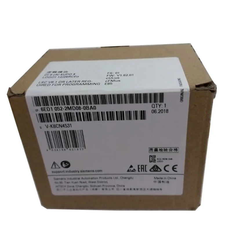 New original packaging 1 year warranty 6ED1052-2MD08-0BA0 {No.24arehouse spot} Immediately sent
New original packaging 1 year warranty 6ED1052-2MD08-0BA0 {No.24arehouse spot} Immediately sent