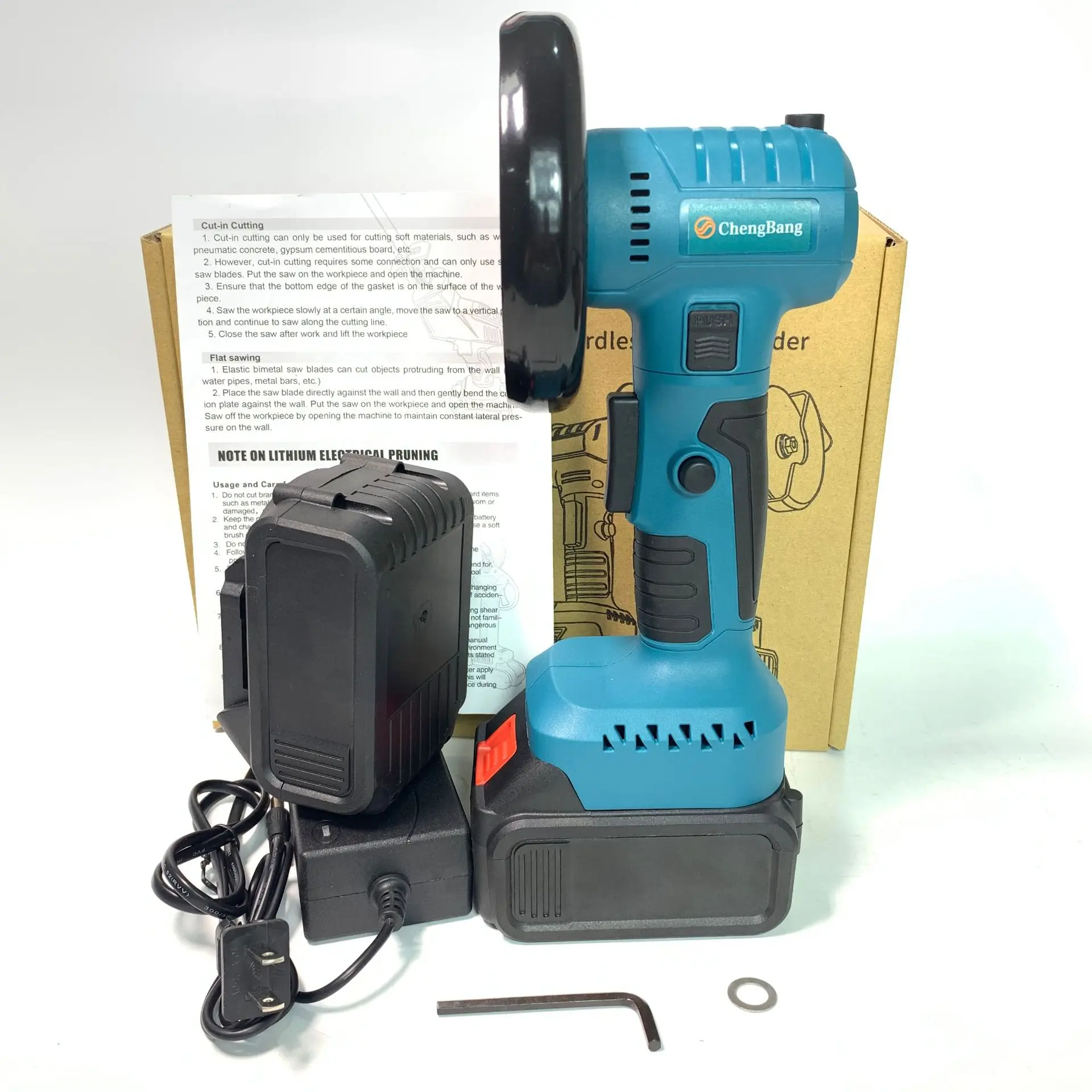 Lithium electric brushless corpuscle can rotate Angle grinder B paragraph rechargeable electric Angle grinder
Lithium electric brushless corpuscle can rotate Angle grinder B paragraph rechargeable electric Angle grinder