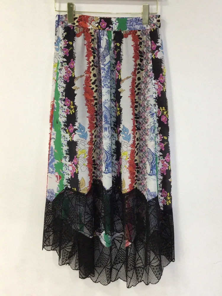 Женская юбка с высокой талией, винтажная плиссированная юбка миди из 100% шелка с цветочным принтом и асимметричным кружевом, 2022
Женская юбка с высокой талией, винтажная плиссированная юбка миди из 100% шелка с цветочным принтом и асимметричным кружевом, 2022