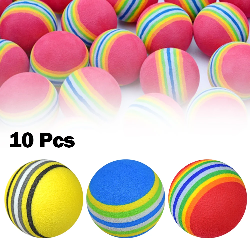 10pc Golf Swing Training Foam Balls Indoor Practice Rainbow Sponge Balls Sponge Foam Golfer/ Tennis Sponge Golf Ball
10pc Golf Swing Training Foam Balls Indoor Practice Rainbow Sponge Balls Sponge Foam Golfer/ Tennis Sponge Golf Ball