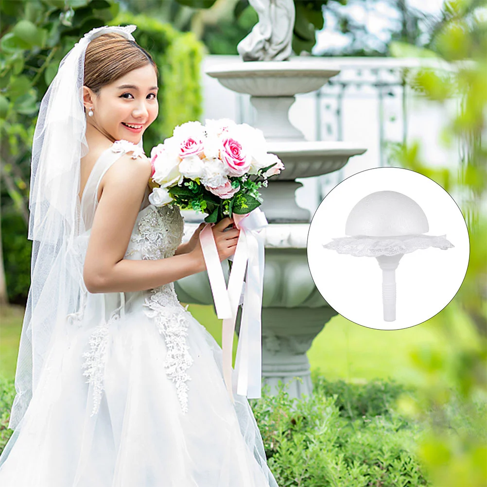 Bridal Bouquet Decorate Flower DIY Accessories Floral Handle Holder Receptacle Wedding Arrangement Holders White Foam Bride
Bridal Bouquet Decorate Flower DIY Accessories Floral Handle Holder Receptacle Wedding Arrangement Holders White Foam Bride