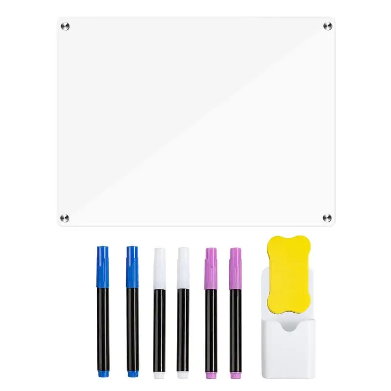 Weekly Dry Erase Board For Fridge High Quality Magnetic Calendar Drawing Board Transparent Clear Acrylic Daily Planner Board
Weekly Dry Erase Board For Fridge High Quality Magnetic Calendar Drawing Board Transparent Clear Acrylic Daily Planner Board