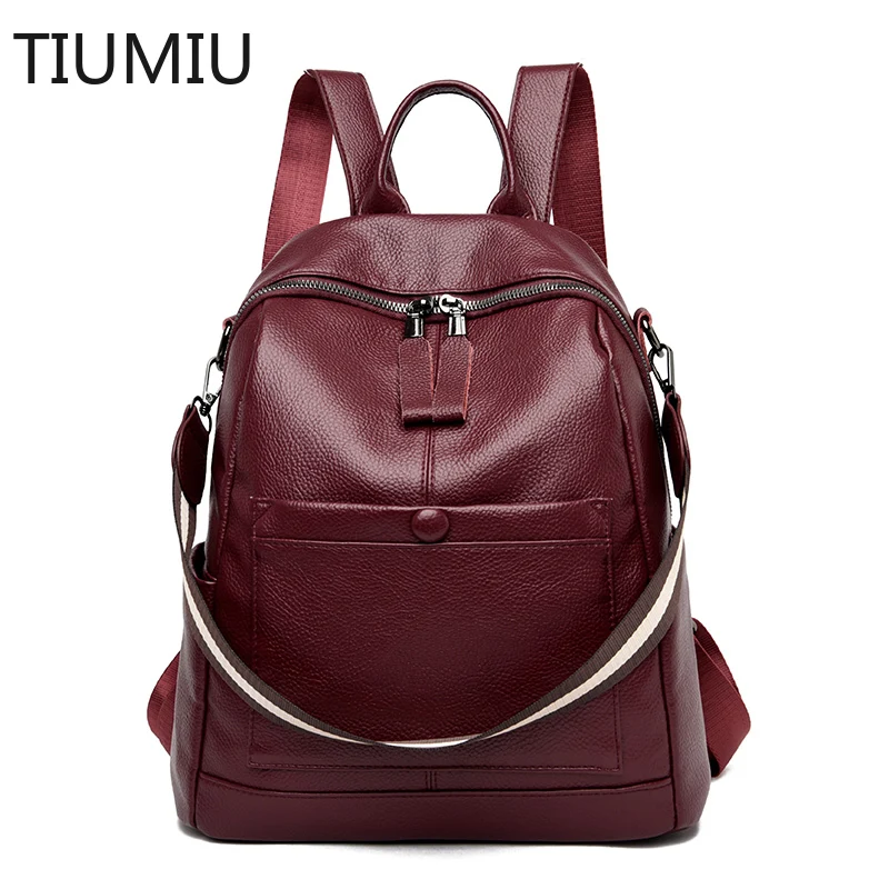 2022 Women Leather Backpacks High Quality Female Vintage Backpack For Girls School Bag Travel Bagpack Ladies Sac A Dos Back Pack 
2022 Women Leather Backpacks High Quality Female Vintage Backpack For Girls School Bag Travel Bagpack Ladies Sac A Dos Back Pack