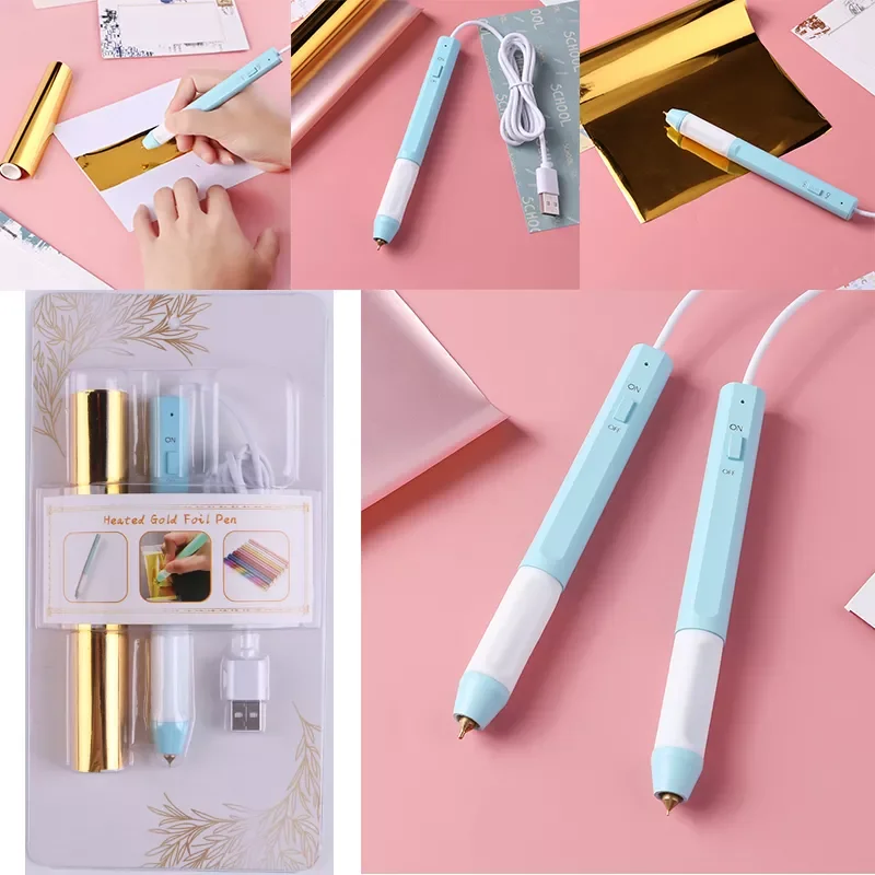 NEW Set Sale Usb Powered Heat Foil Pen Two Sizes for Hot Stamping Foil Paper Scrapbooking Diy Paper Cards Craft 2020
NEW Set Sale Usb Powered Heat Foil Pen Two Sizes for Hot Stamping Foil Paper Scrapbooking Diy Paper Cards Craft 2020