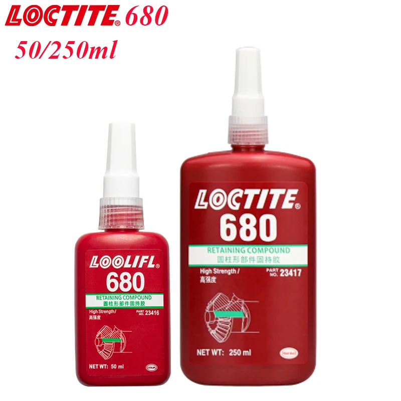 50/250ml RETAINING COMPOUND Loctite 680 Anaerobic Holding Glue High Strength Low Viscosity Adhesive Bond Cylindrical Assembly
50/250ml RETAINING COMPOUND Loctite 680 Anaerobic Holding Glue High Strength Low Viscosity Adhesive Bond Cylindrical Assembly