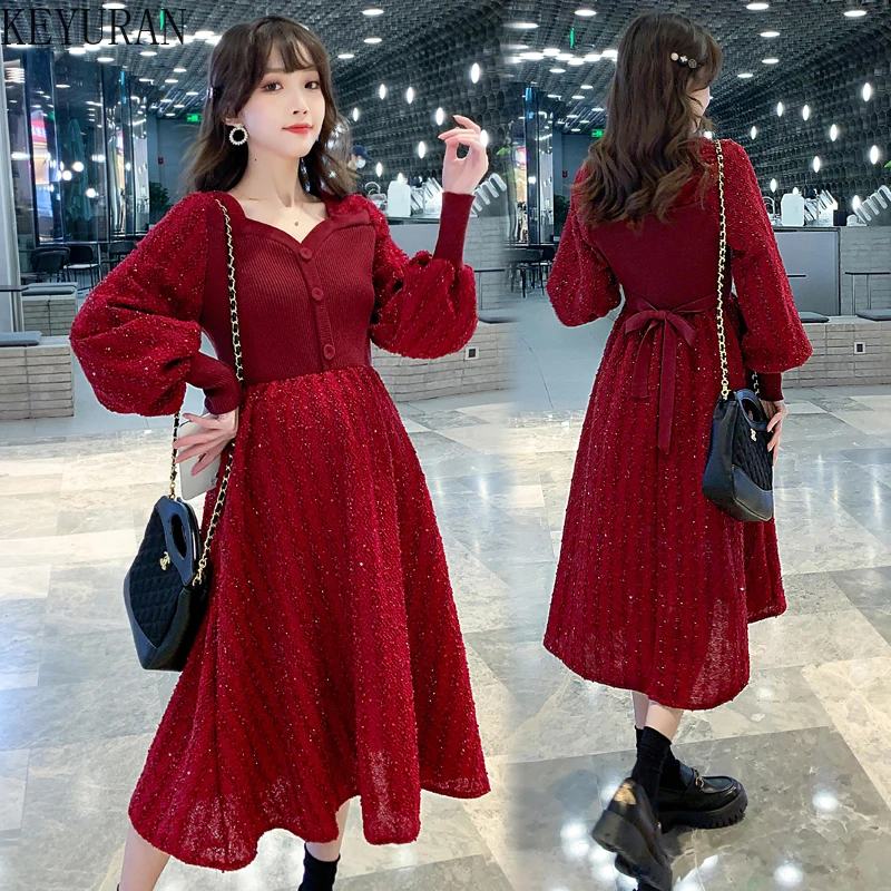 2022 Spring Maternity Long Dresses Long Sleeve Red Knitted Patchwork Nursing Dress Pregnancy Clothes Products for Pregnant Women
2022 Spring Maternity Long Dresses Long Sleeve Red Knitted Patchwork Nursing Dress Pregnancy Clothes Products for Pregnant Women