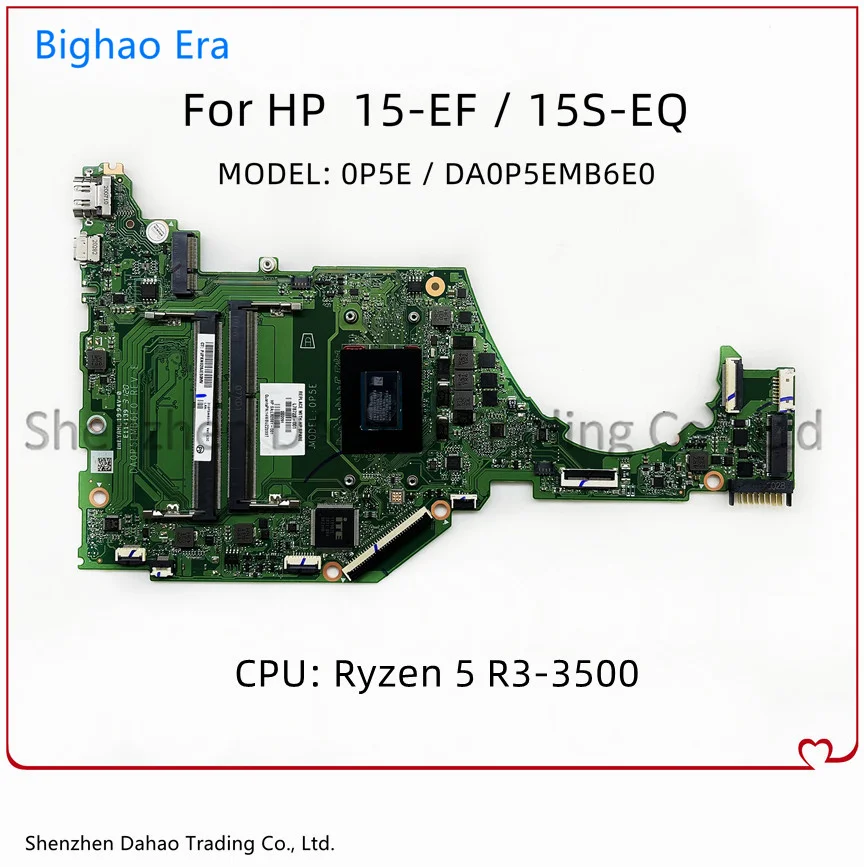 

L78724-001 для HP 15-EF 15S-EQ материнская плата для ноутбука с процессором R5-3500 DDR4 DA0P5EMB6E0 материнская плата 100% полностью протестирована