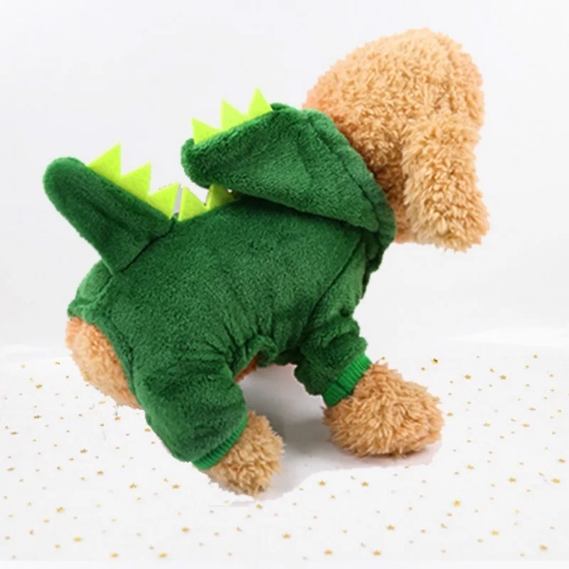 Cute Pet Coral Fleece Warm Coat Dinosaur Pet Dog Clothes Autumn and Winter Warm Coat Dog Costume Halloween Dog Winter Coat
Cute Pet Coral Fleece Warm Coat Dinosaur Pet Dog Clothes Autumn and Winter Warm Coat Dog Costume Halloween Dog Winter Coat
