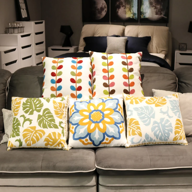 Large Printed Cushion Cover Cotton Country Style Bar Bed and Breakfast Sofa Waist Pillow Pillow Without Core American Pillowcase
Large Printed Cushion Cover Cotton Country Style Bar Bed and Breakfast Sofa Waist Pillow Pillow Without Core American Pillowcase