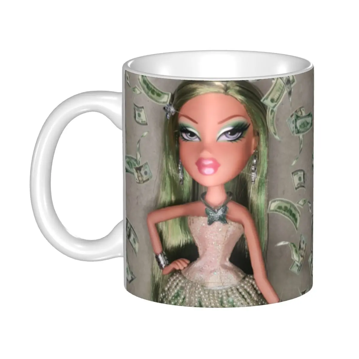 Custom Bratz Money Mug DIY Cartoon Animation Ceramic Milk Tea Coffee Cups Men Women Outdoor Work Camping Cup
Custom Bratz Money Mug DIY Cartoon Animation Ceramic Milk Tea Coffee Cups Men Women Outdoor Work Camping Cup