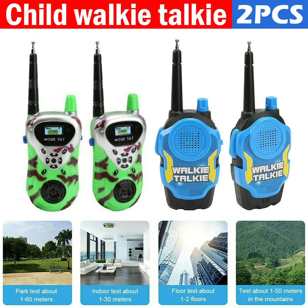 2PCS Electronic Portable Children Kids Walkie Talkies Long Range Walky Talky Toy
2PCS Electronic Portable Children Kids Walkie Talkies Long Range Walky Talky Toy