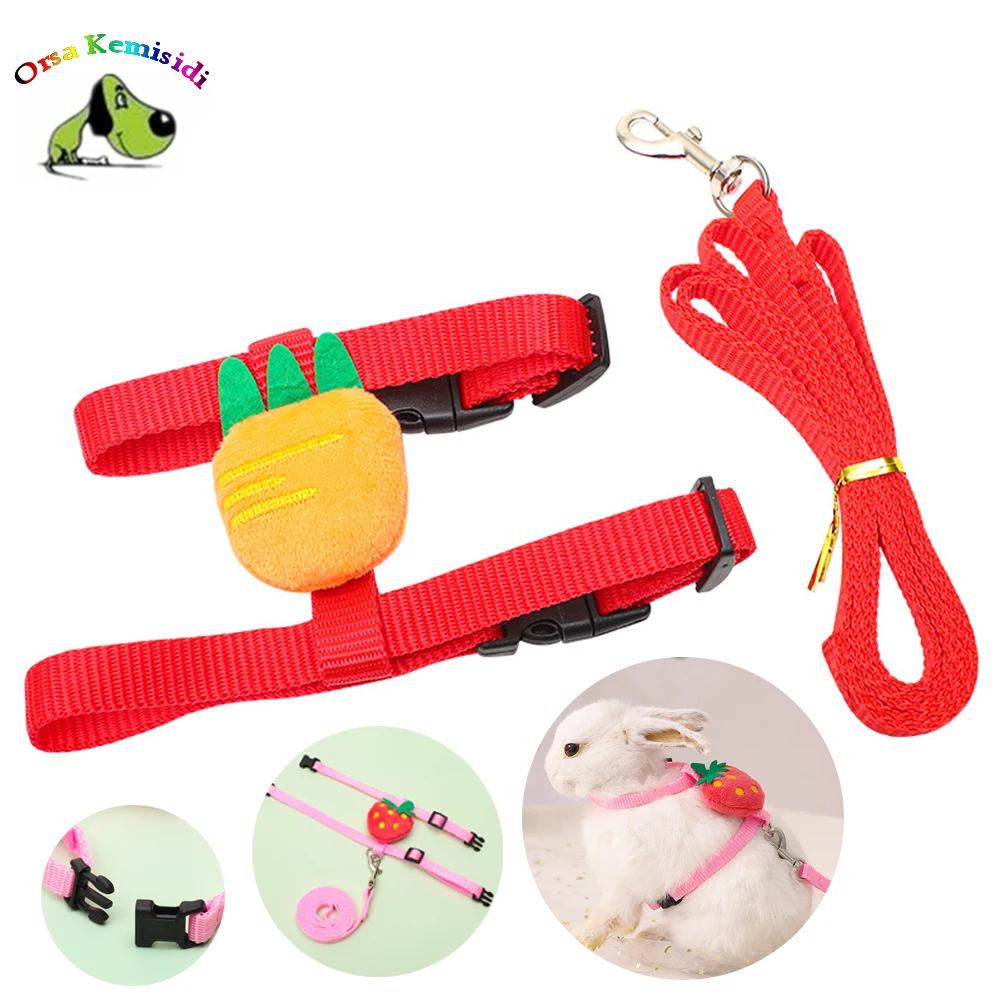 Adjustable Rabbit Vest Harnesses Leashes Cute Bunny Harness and Leash Set With Safe Buckle Small Pet Outdoor Walking Lead Rope
Adjustable Rabbit Vest Harnesses Leashes Cute Bunny Harness and Leash Set With Safe Buckle Small Pet Outdoor Walking Lead Rope