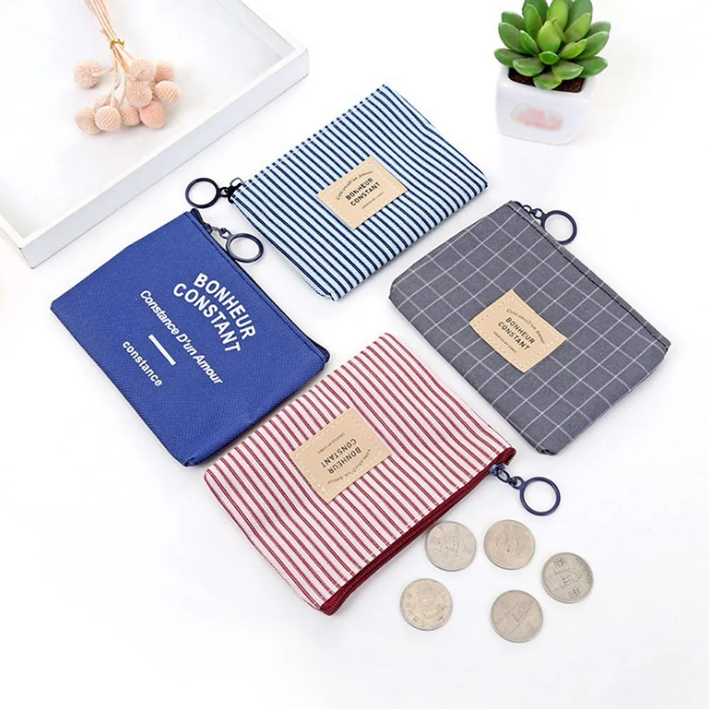 Unisex Simple Mini Canvas Coin Purse Strip Print Ladies Small Card Holder Wallet Zipper Pouch Bags For Ladies Free Shipping
Unisex Simple Mini Canvas Coin Purse Strip Print Ladies Small Card Holder Wallet Zipper Pouch Bags For Ladies Free Shipping