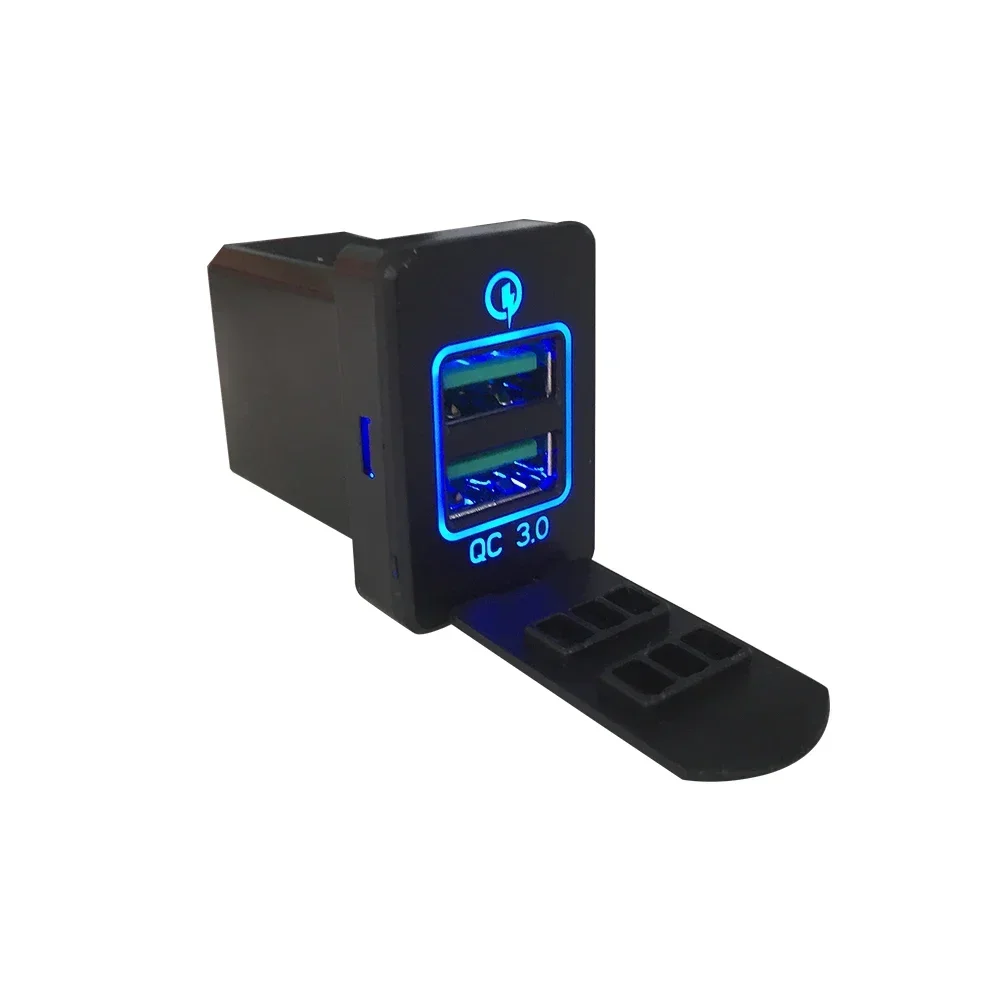 Двойной USB-разъем QC3.0, адаптер быстрой зарядки, автомобильное зарядное устройство, Зарядка телефона для Mitsubishi Outlander 3 2018 ASX Pajero Sport Xpander
Двойной USB-разъем QC3.0, адаптер быстрой зарядки, автомобильное зарядное устройство, Зарядка телефона для Mitsubishi Outlander 3 2018 ASX Pajero Sport Xpander