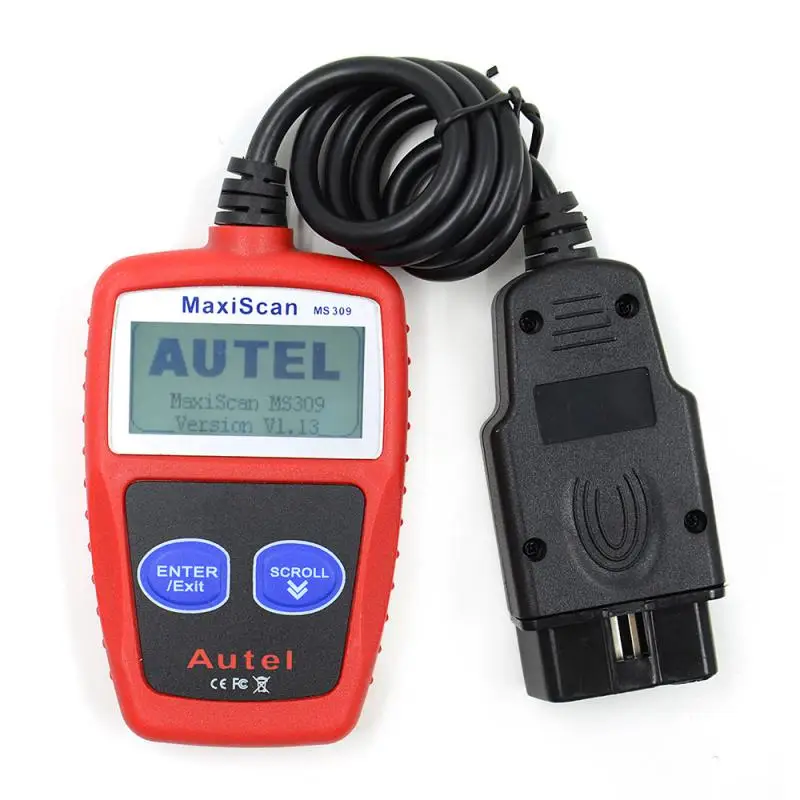 Universal MS309 CAN BUS OBD2 Reader Scanner Auto Diagnostic Tools Kits Car Automotive Code Reader MaxiScan Autel Car Tester PTCS
Universal MS309 CAN BUS OBD2 Reader Scanner Auto Diagnostic Tools Kits Car Automotive Code Reader MaxiScan Autel Car Tester PTCS