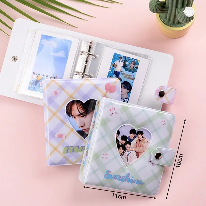 3 inch Polaroid Photo Album Can Replace Inner Pages 20 Sheet Loose Leaf Cartoon Hollow Heart Picture Storage Mini Scrapbooking
3 inch Polaroid Photo Album Can Replace Inner Pages 20 Sheet Loose Leaf Cartoon Hollow Heart Picture Storage Mini Scrapbooking