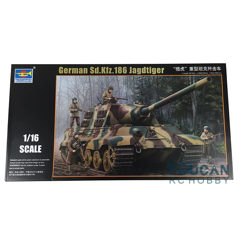 

Trumpeter 00923 1/16 German Sd.Kfz.186 Jagdtiger Tank Destroyer Armored Model TH06716-SMT2