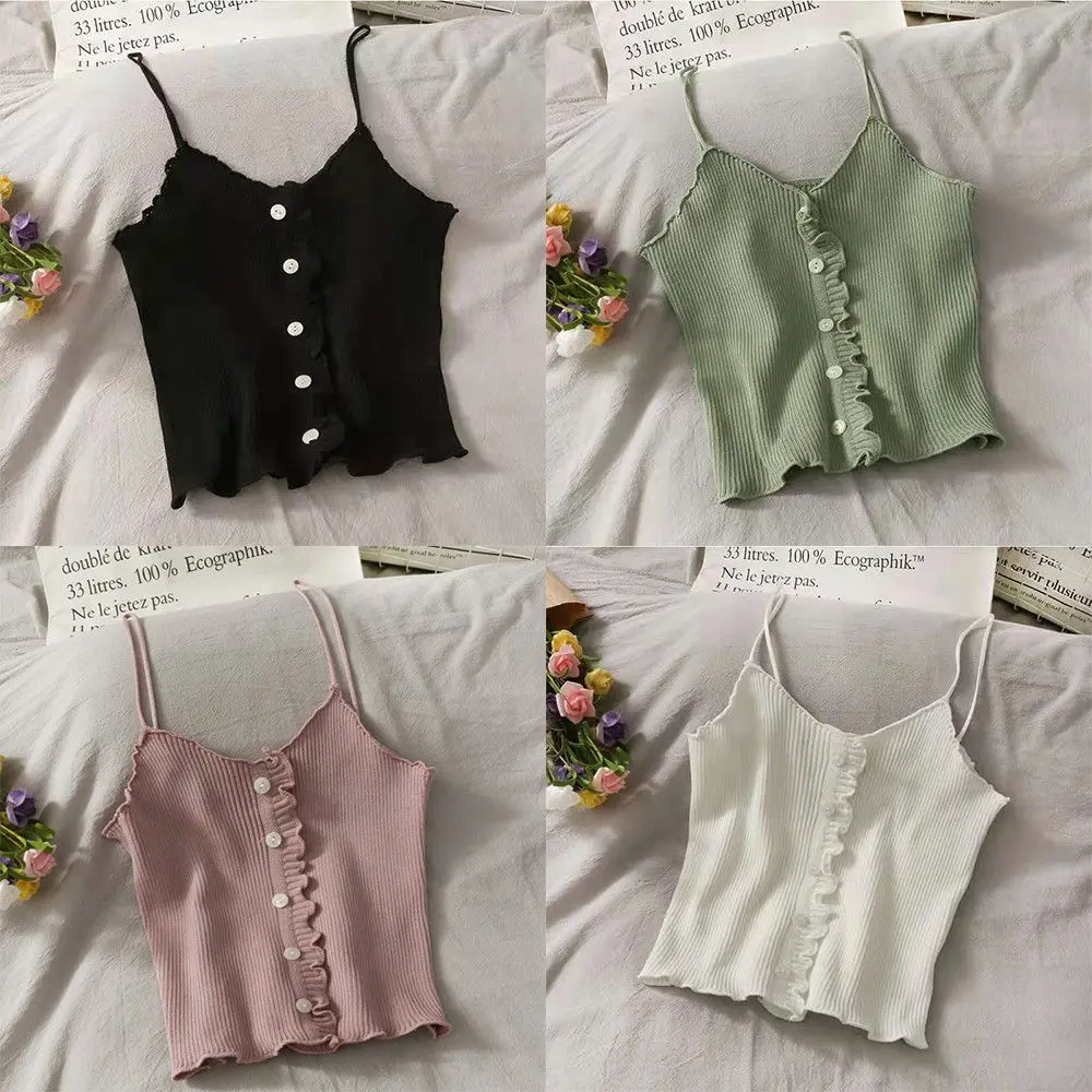 Fashion Cotton Lingerie Solid Color Comfort Female Suspender Women's Underwear Tank Up Sexy Top
Fashion Cotton Lingerie Solid Color Comfort Female Suspender Women's Underwear Tank Up Sexy Top