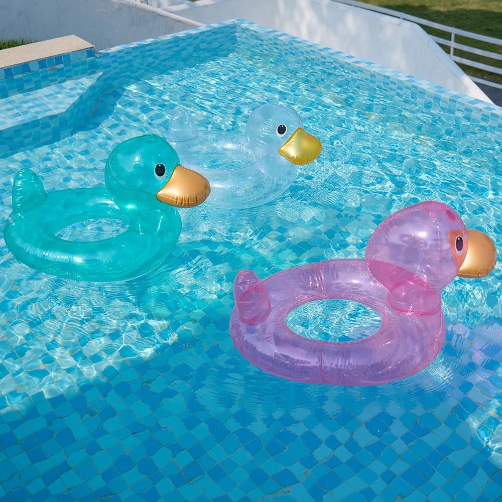 Inflatable Pool Floats Baby Transparent Duck Swimming Ring Water Seat Floating Ring Swim Circle for 1-5 Age Kids Children
Inflatable Pool Floats Baby Transparent Duck Swimming Ring Water Seat Floating Ring Swim Circle for 1-5 Age Kids Children