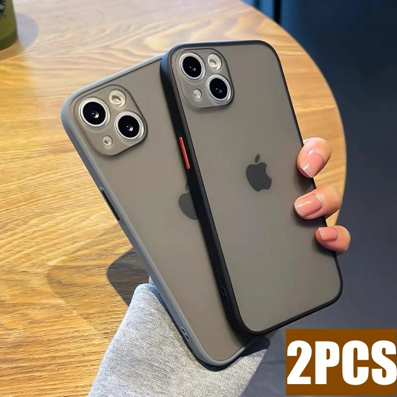 2PCS Shockproof Clear Phone Case For iPhone 14 13 12 11 Pro Max Camera Lens Protector Silicon Matte Case For iPhone X XR XS 7 8
2PCS Shockproof Clear Phone Case For iPhone 14 13 12 11 Pro Max Camera Lens Protector Silicon Matte Case For iPhone X XR XS 7 8