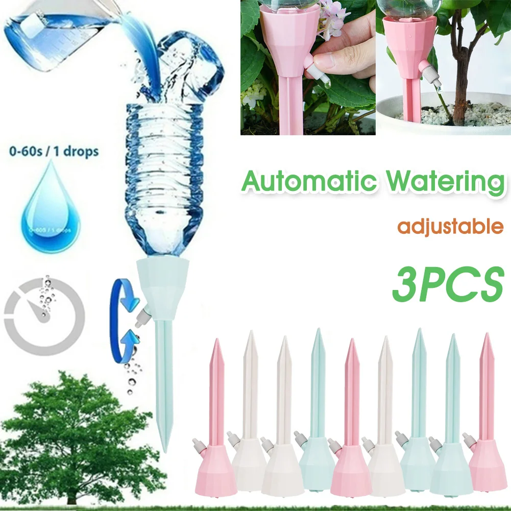 3Pcs Automatic Self Watering Spikes Drip Irrigation System Adjustable for Plants Indoor Outdoor Potted Plants Irrigation System
3Pcs Automatic Self Watering Spikes Drip Irrigation System Adjustable for Plants Indoor Outdoor Potted Plants Irrigation System