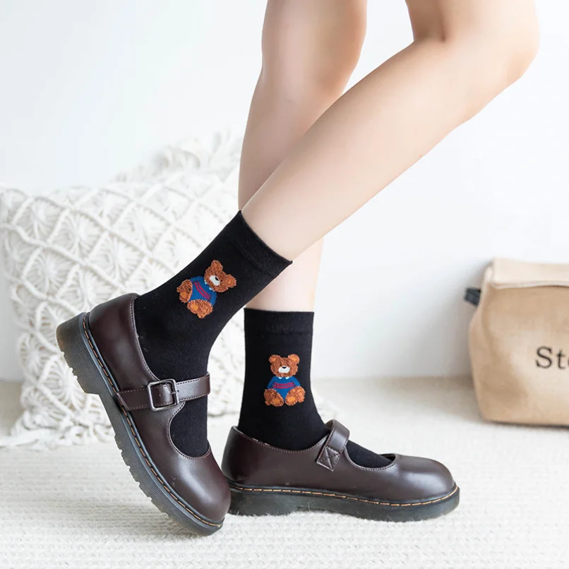 Funny Sock Women Cartoon Teddy Bear Cotton Casual Female Ladies Short Cute Socks Hosiery Harajuku Japanese Cool Kawai Sock
Funny Sock Women Cartoon Teddy Bear Cotton Casual Female Ladies Short Cute Socks Hosiery Harajuku Japanese Cool Kawai Sock