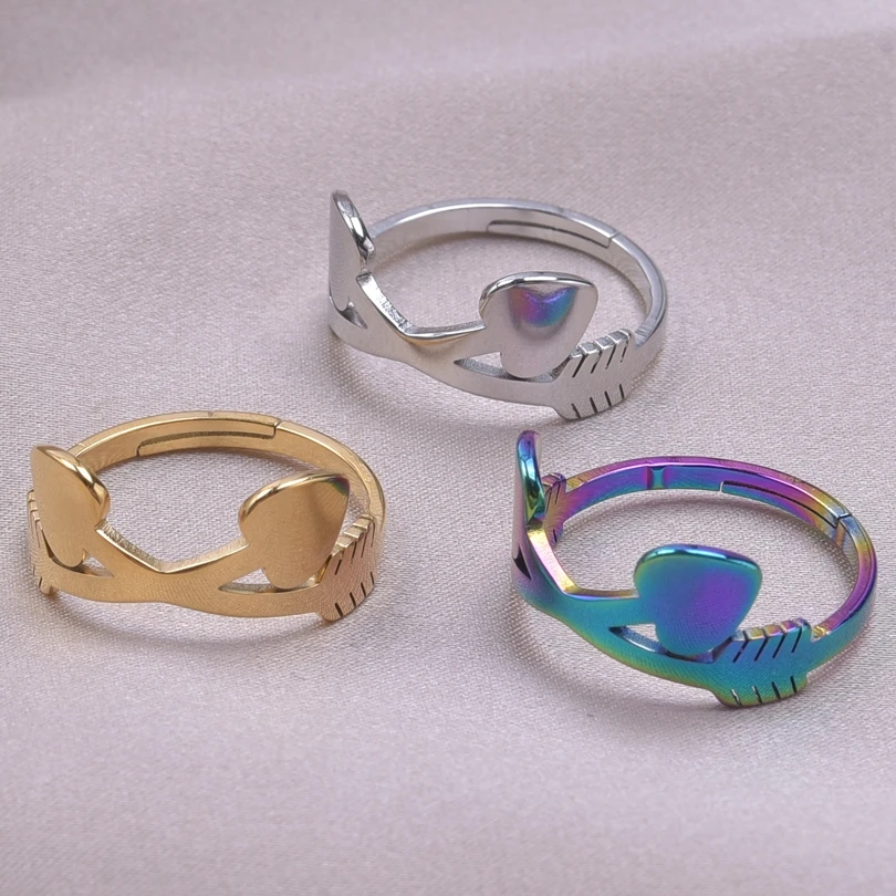 10pcs Trending Product Stainless Steel Ring Heart Sword Open Vintage Adjustable Rings for Women Couple Jewelry Gifts Supplies 
10pcs Trending Product Stainless Steel Ring Heart Sword Open Vintage Adjustable Rings for Women Couple Jewelry Gifts Supplies
