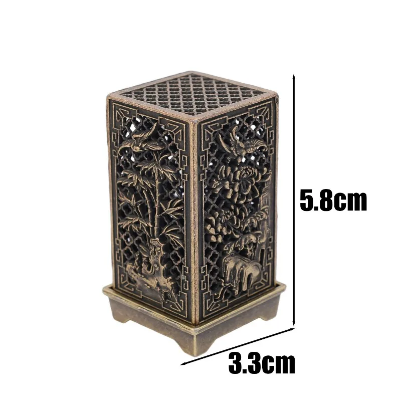Бронзовая квадратная курильница из цинкового сплава Xiangyun
Бронзовая квадратная курильница из цинкового сплава Xiangyun