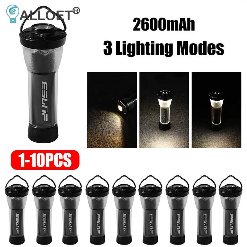 Outdoor Camp Portable Lamp USB 3 Modes Outdoor Lighting 2600mAh Ultralight Suspended Flashlight Waterproof Torch Tent Lamp
Outdoor Camp Portable Lamp USB 3 Modes Outdoor Lighting 2600mAh Ultralight Suspended Flashlight Waterproof Torch Tent Lamp