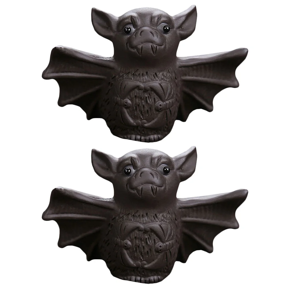 Tea Pet Bat Statue Ornament Animal Figurine Adornment Desktop Small Decoration Tray Chinese Kung Fu Fengshui Ceramic Mini Clay
Tea Pet Bat Statue Ornament Animal Figurine Adornment Desktop Small Decoration Tray Chinese Kung Fu Fengshui Ceramic Mini Clay