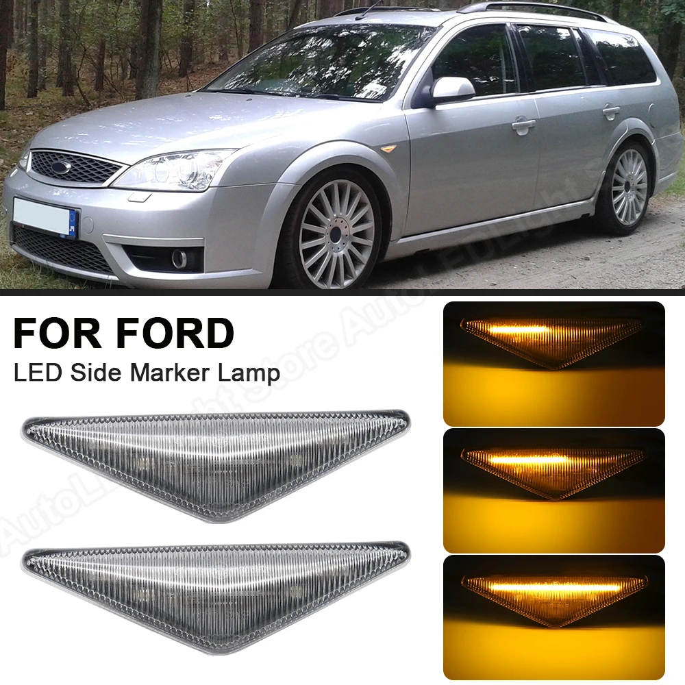Dynamic LED Turn Signal Lamps For Ford Focus MK1 1998-2004 2PCS Indicator Blinker Side Marker Lights For Mondeo MK3 2000-2006 
Dynamic LED Turn Signal Lamps For Ford Focus MK1 1998-2004 2PCS Indicator Blinker Side Marker Lights For Mondeo MK3 2000-2006
