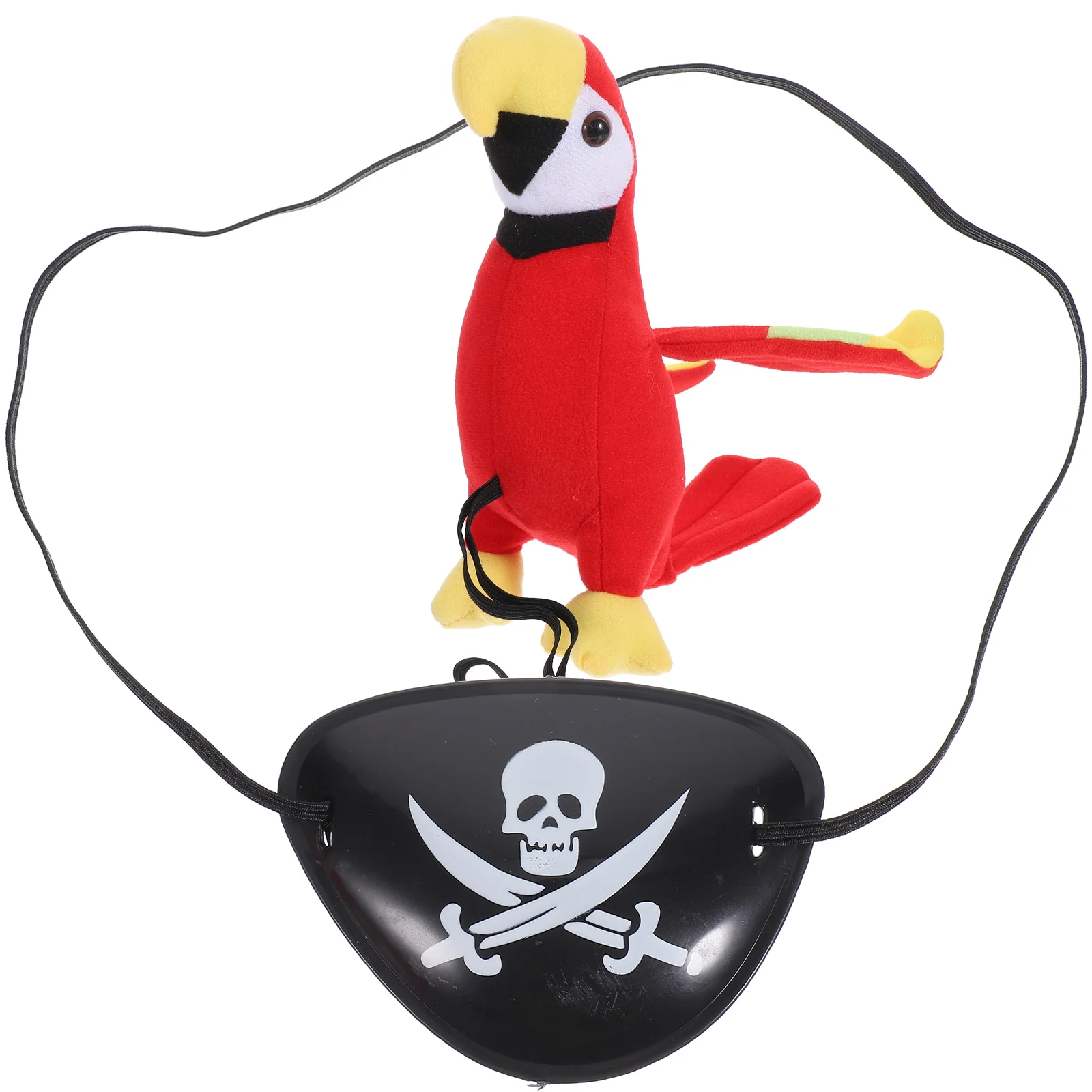 Pirate Cosplay Costume Kit Parrot Ornament Models Toys Eye Patches Plush Bird Dress Up Props Blindfold Funny
Pirate Cosplay Costume Kit Parrot Ornament Models Toys Eye Patches Plush Bird Dress Up Props Blindfold Funny