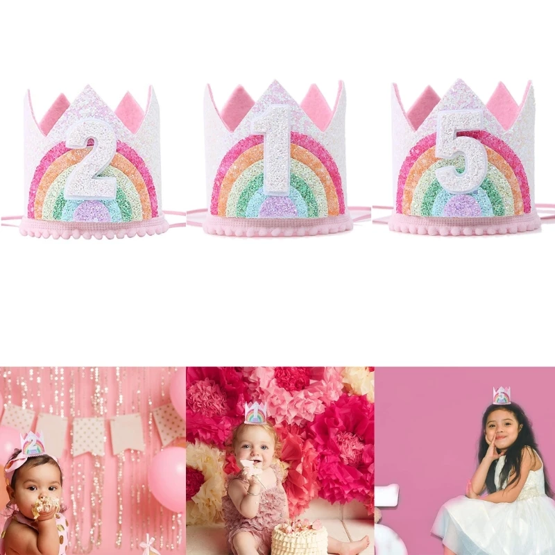 Felt Rainbow Princess Girl Birthday Crown 1st 2nd 3rd Happy Birthday Party Decor Kid Girl Rainbow Birthday Hat Babyshoe
Felt Rainbow Princess Girl Birthday Crown 1st 2nd 3rd Happy Birthday Party Decor Kid Girl Rainbow Birthday Hat Babyshoe
