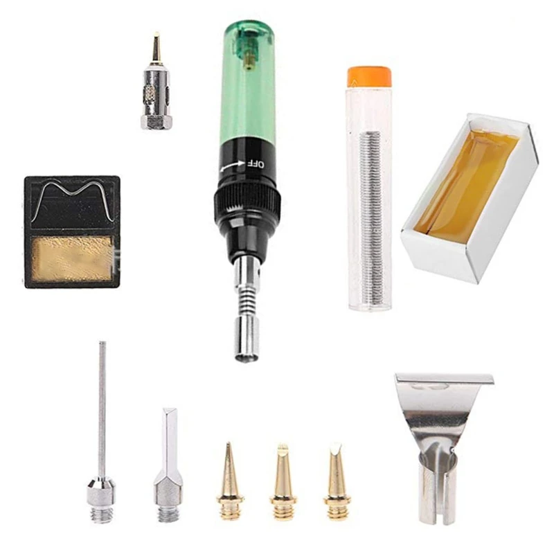 11 Pcs Gas Welder Electric Welding Tool Cordless Gas Soldering Iron Set Hand Tools Kit Welding Equipment
11 Pcs Gas Welder Electric Welding Tool Cordless Gas Soldering Iron Set Hand Tools Kit Welding Equipment