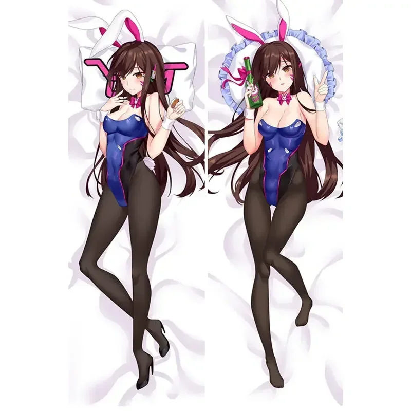 60x180cm Game Anime Overwatches Pillow Case OW Dva Sexy Pillow Covers 3D Double-sided Bedding Hugging Body Pillowcase Customize 
60x180cm Game Anime Overwatches Pillow Case OW Dva Sexy Pillow Covers 3D Double-sided Bedding Hugging Body Pillowcase Customize