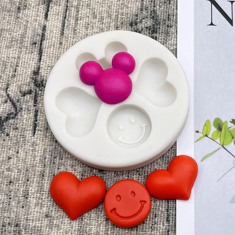 Heart Smiley Face Silicone Sugarcraft Mold Resin Tools Cupcake Baking Mould Fondant Cake Decorating Tools
Heart Smiley Face Silicone Sugarcraft Mold Resin Tools Cupcake Baking Mould Fondant Cake Decorating Tools
