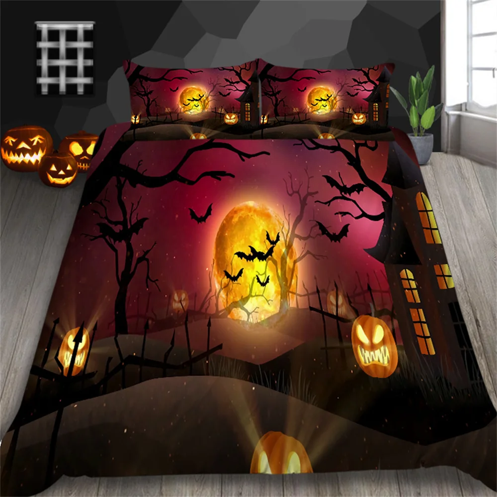 Ghost Pattern Duvet Covers Halloween Bedspreads Pillowcase Teens Kids Bedroom Decor King Queen Size Quilt Cover Set
Ghost Pattern Duvet Covers Halloween Bedspreads Pillowcase Teens Kids Bedroom Decor King Queen Size Quilt Cover Set