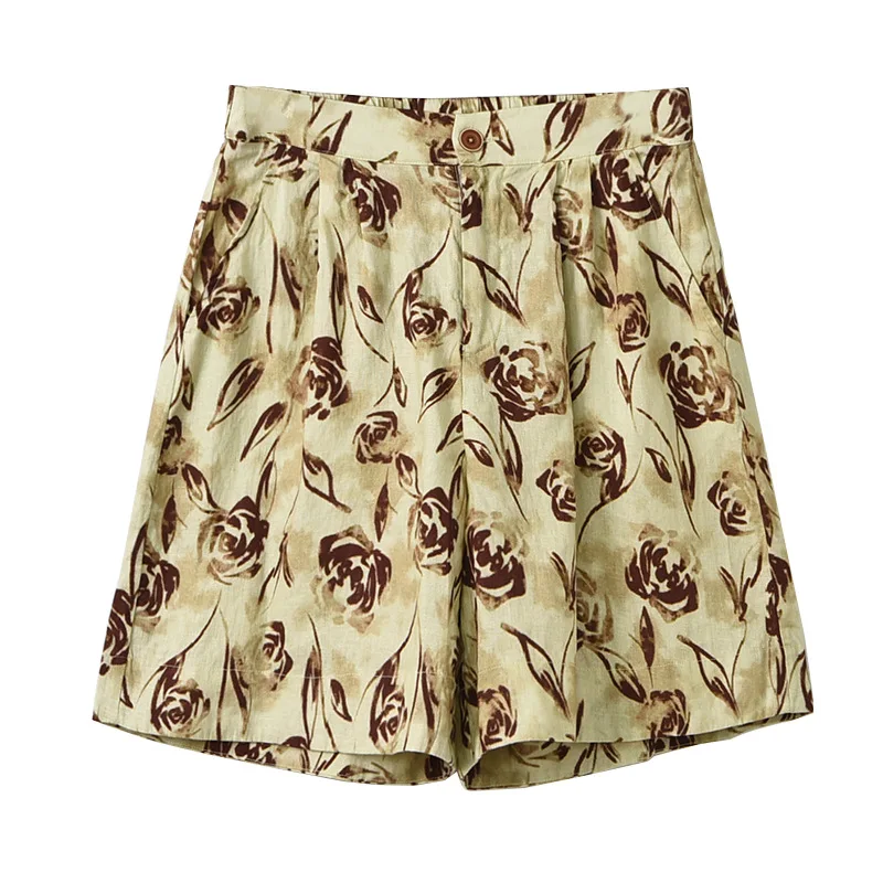 Causal Wide Leg Floral Printed Linen Shorts Women Beach Holiday Short Pants M-XL
Causal Wide Leg Floral Printed Linen Shorts Women Beach Holiday Short Pants M-XL