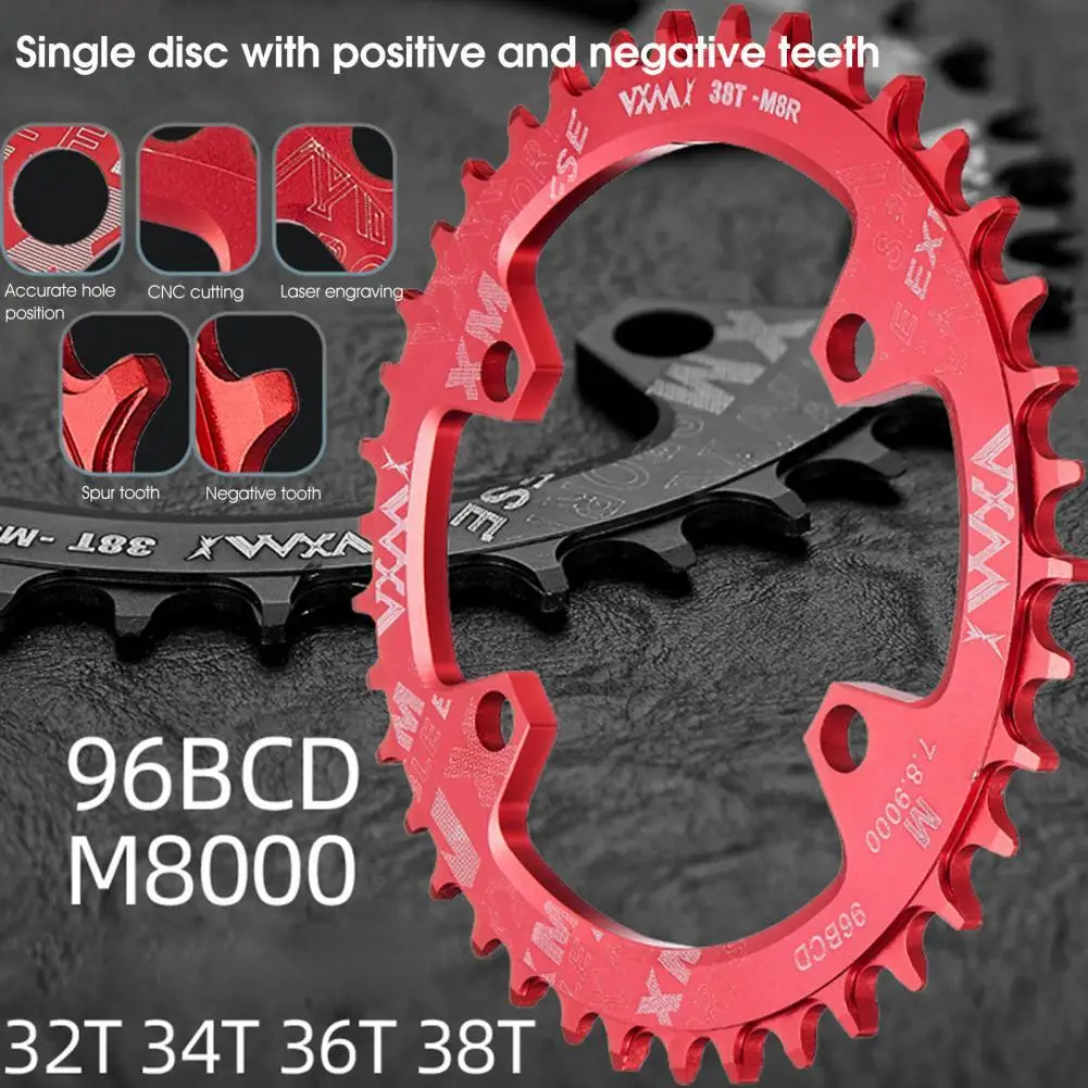 Reliable Black/Red Round Shape Durable Practical Teeth Round Plate for Mountain Bike Bicycle Disc Teeth Round Plate
Reliable Black/Red Round Shape Durable Practical Teeth Round Plate for Mountain Bike Bicycle Disc Teeth Round Plate